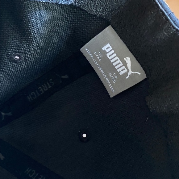 Black Puma Raised Insignia Fitted BaseBall Cap Large/XLarge Like new!! - Picture 6 of 10